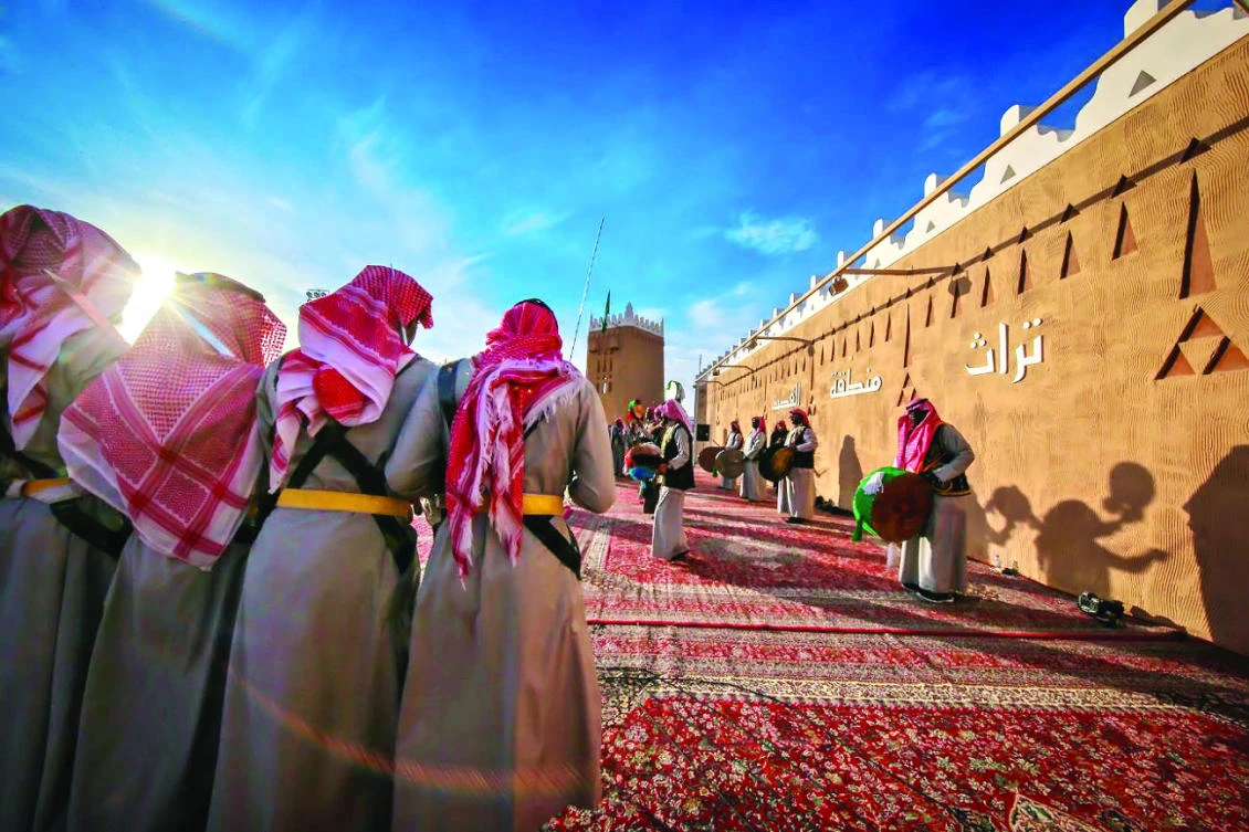 The 18-day festival, organized by the Ministry of National Guard, is part of a major initiativeto generate awareness of Saudi history and heritage. (SPA)