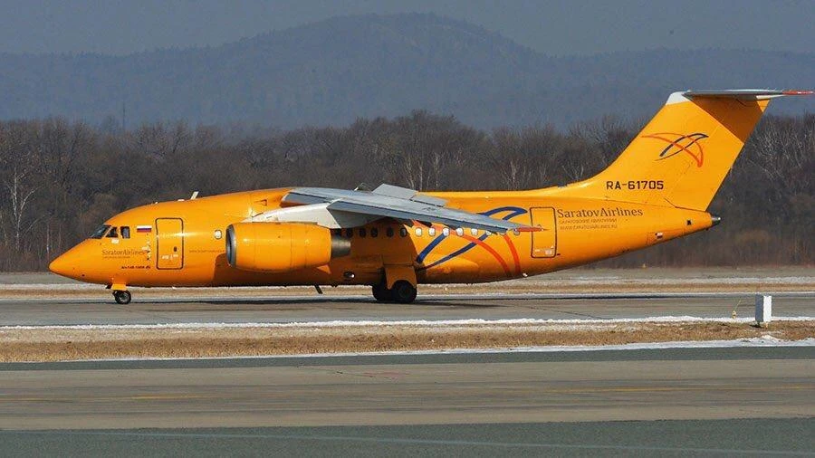 The Antonov An-148 plane operated by the domestic Saratov Airlines was flying to Orsk, a city in the Urals, and crashed in the Ramensky district outside Moscow. (Photo courtesy: social media)
