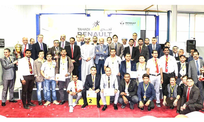 The contest was held to judge the skill levels of employees in the sales and after-sales functions.