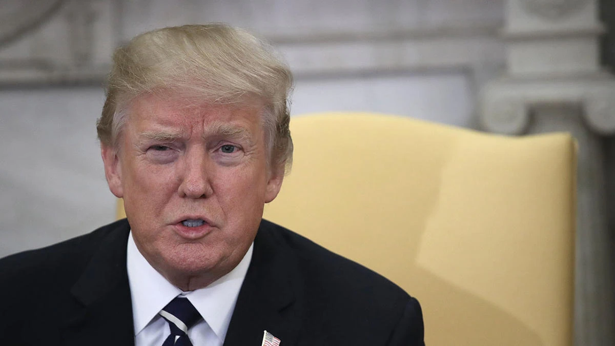 Donald Trump said, ‘I am not necessarily sure that Israel is looking to make peace.’ (Getty Images)