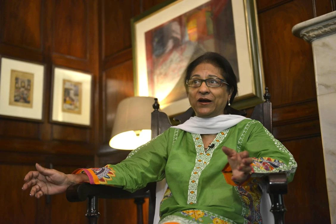 Asma Jahangir served as chairwoman of the Human Rights Commission of Pakistan and was widely respected for her outspoken criticism of militant and extremist groups. (AP)