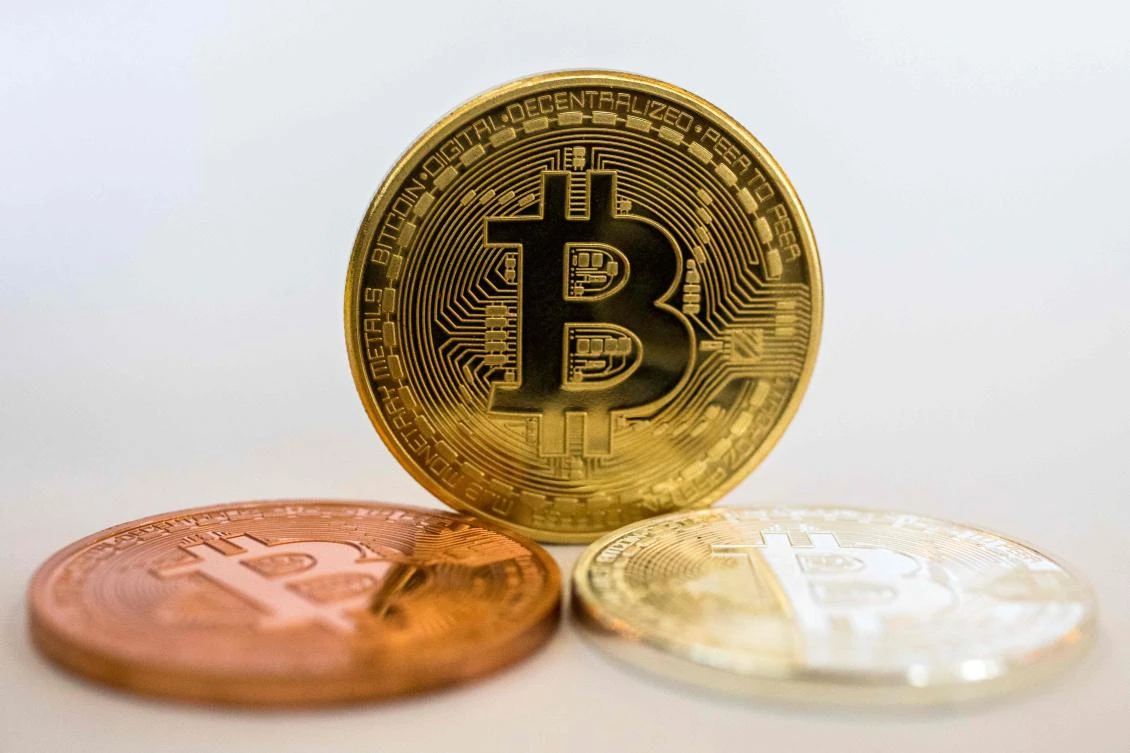A collection of Bitcoin (virtual currency) tokens. (AFP)