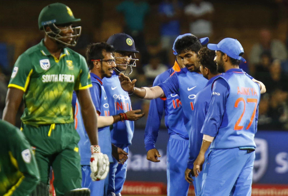 India won a one-day series in South Africa for the first time after a knock of 115 from Rohit Sharma and the wickets of Kuldeep Yadav and Yuzvendra Chahal. (AP)