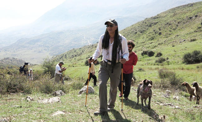 This handout photograph released on February 11, 2018 by the family of Iranian-Canadian environmentalist Kavous Seyed Emami shows him at an unidentified location. (AFP)