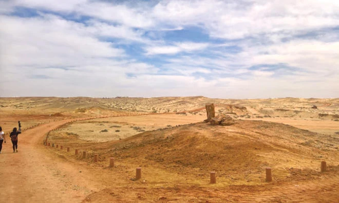 The Petrified Forest, 30 km from Cairo, has been given more protection after years of campaigning. (AN photo)