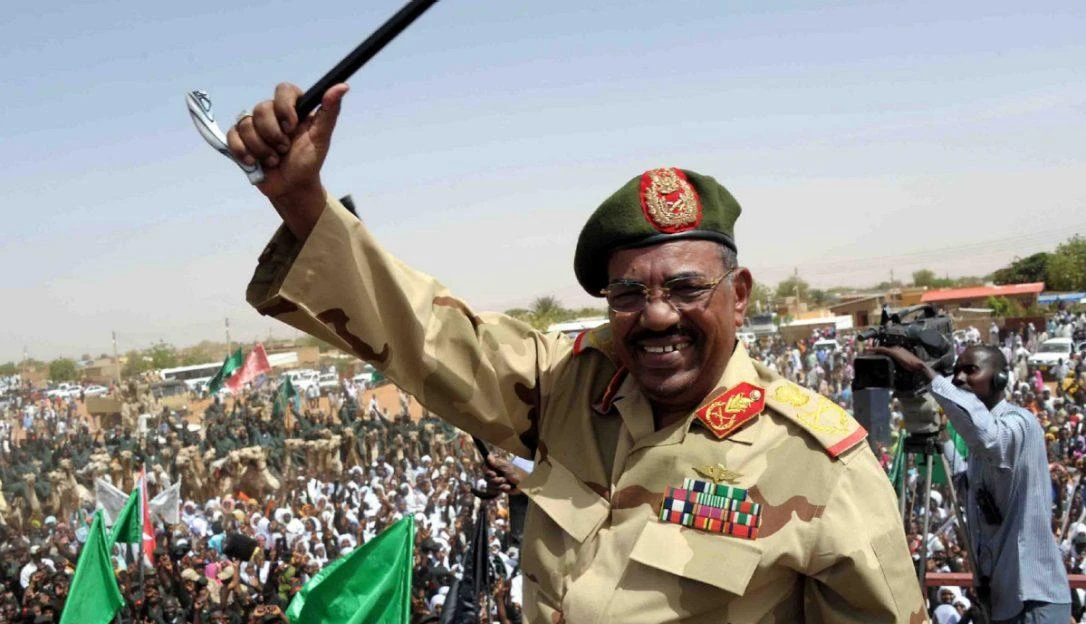 Sudanese President Omar Al-Bashir visits the Northern Kordofan town of El-Obeid. His regime's human rights record has been criticised by the US. (AFP)