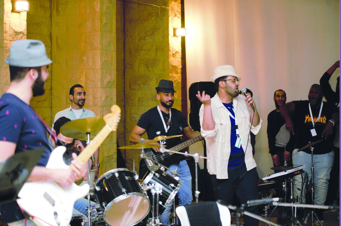 The bands Min Al Riyadh and Mizan wrapped up the evening with a selection of their own compositions, which ranged in style from jazz to a fusion of eastern and western sounds.
