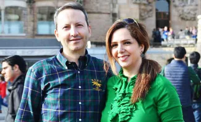 Ahmadreza Djalali with his wife Vida Mehran-nia. (Courtesy photo)