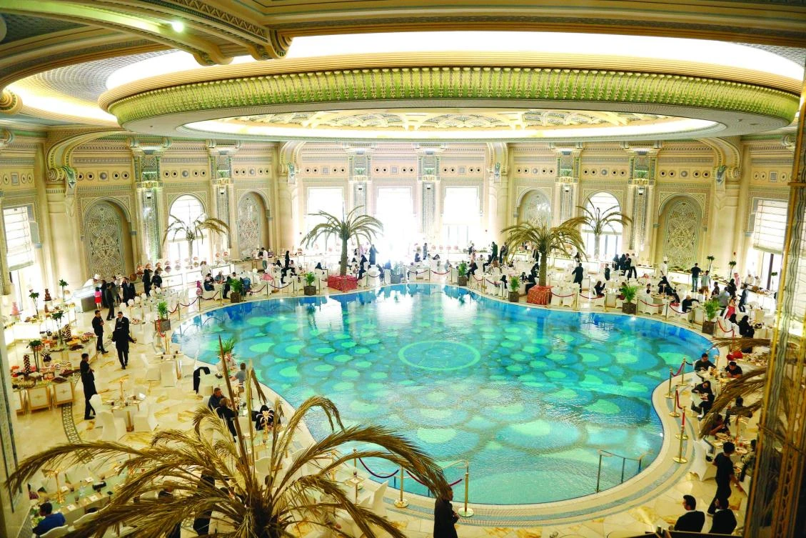 Putting on the Ritz: Riyadh hotel bounces back with a sumptuous poolside feast