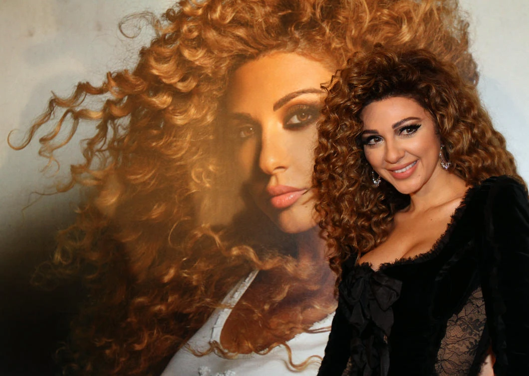 Fans react to Myriam Fares’ child curly hair