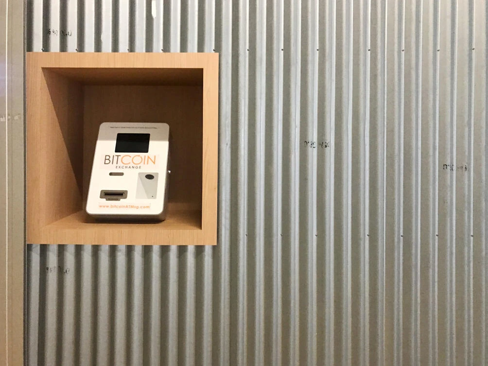 A Bitcoin automated machine (ATM). A system glitch in Japan let seven customers buy bitcoin with no yen value during a 20-minute window last week. (Reuters)