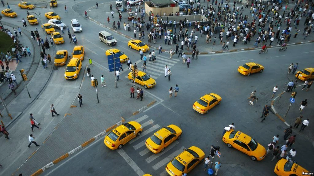 The driver of an Istanbul taxi who is facing charges of "aggravated fraud" is accused of cheating a Saudi tourist by making a journey to the airport longer. (REUTERS)