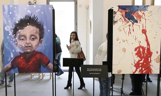 Artists band together to give Syria’s ‘lost generation’ a voice
