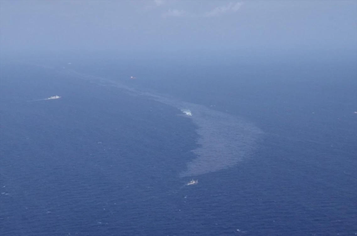 Japan’s environment ministry said in January it saw little chance that the spill would reach Japanese shores. (Reuters)