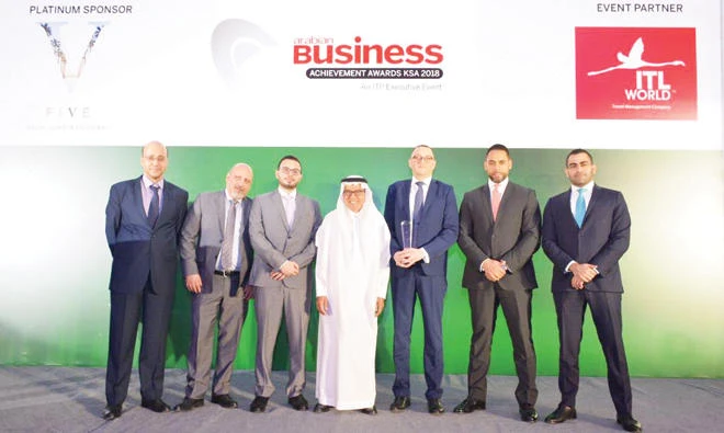 Chedid Re won the best reinsurance broker award at
the Arabian Business KSA Awards on Feb. 19.