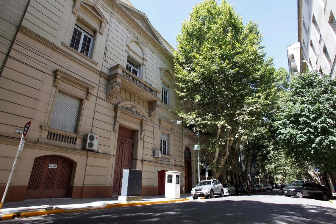 A view of the Russian Embassy annex building where around 400 kilos of cocaine has been found, in Buenos Aires, Argentina Feb. 22, 2018. (Reuters)