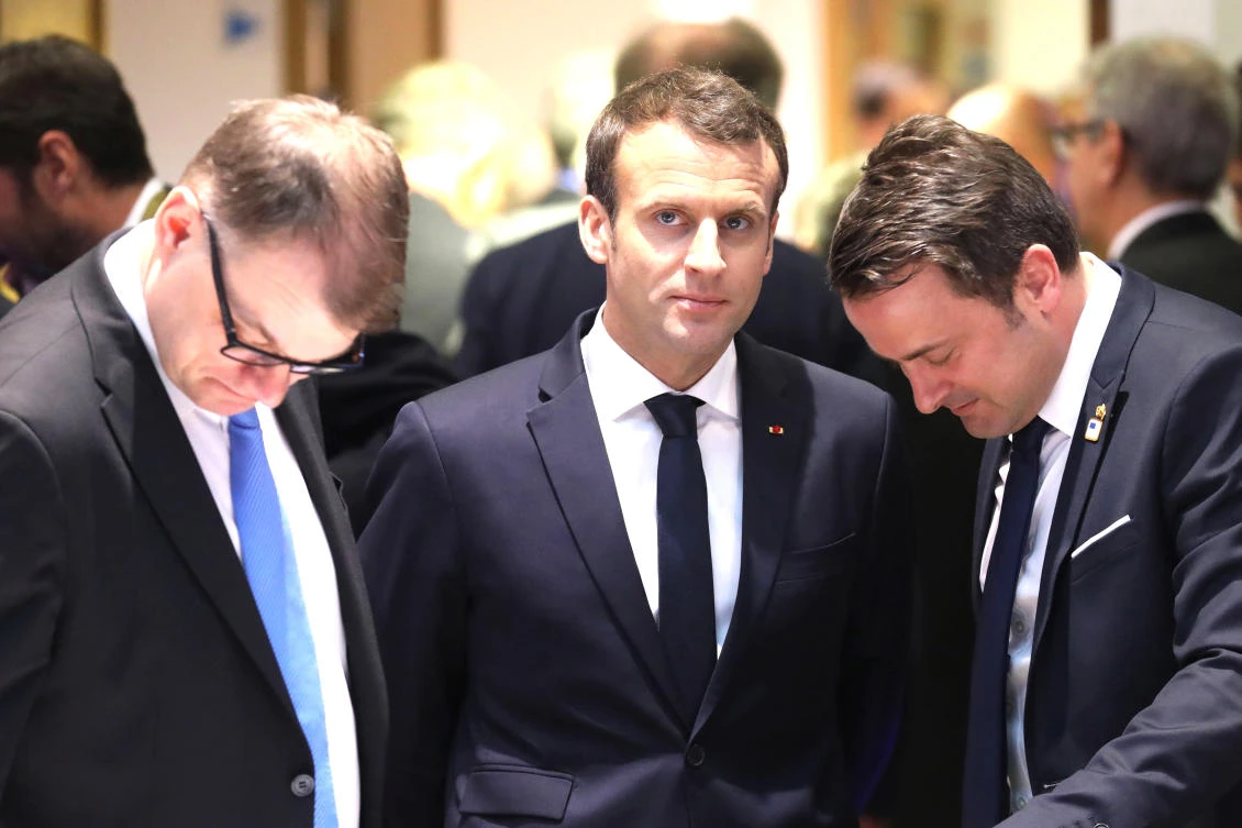 French President Emmanuel Macron called for greater efforts to help West Africa’s vast Sahel region during Friday’s summit in Brussels. (AFP)