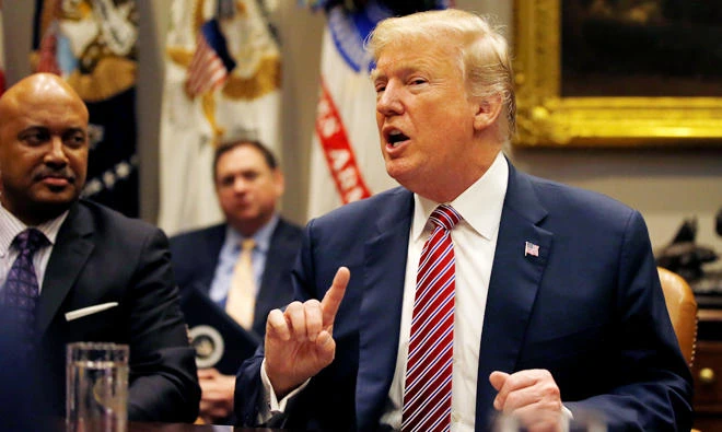 Trump talks new gun measures
