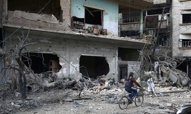 Rescuers say cannot keep up with airstrikes battering Eastern Ghouta