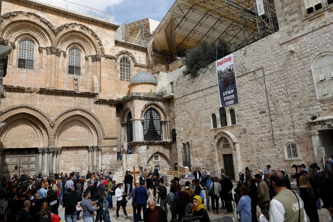 Israel suspends tax actions that led to closure of Christian holy site