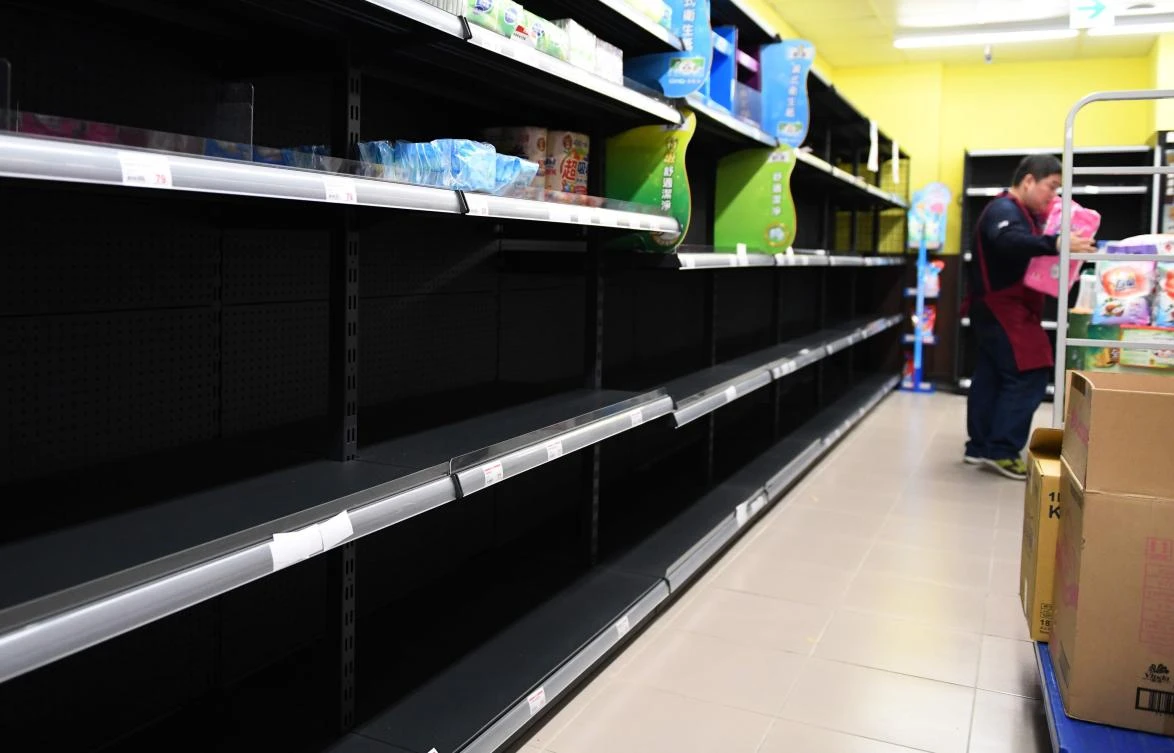 Taiwan urges calm over panic buying of toilet paper