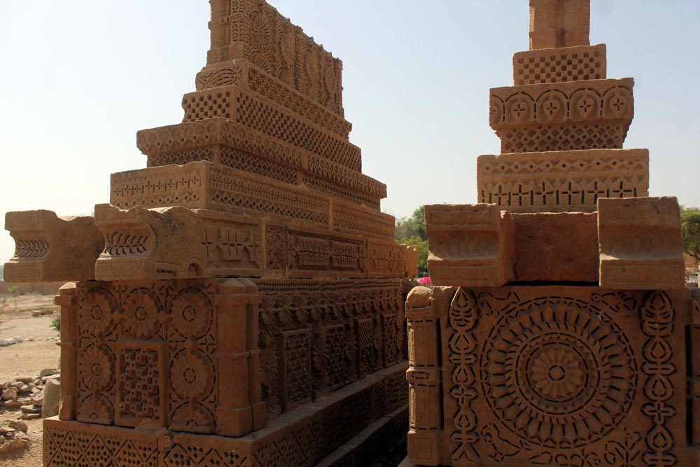 Chaukhandi tombs (Photo Arab News/ M.F. Sabir)