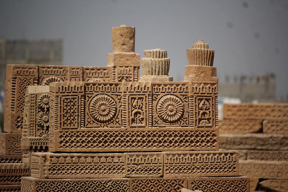 Chaukhandi tombs are situated some 29 kilometers east of Karachi (Photo Arab News/ M.F. Sabir)
