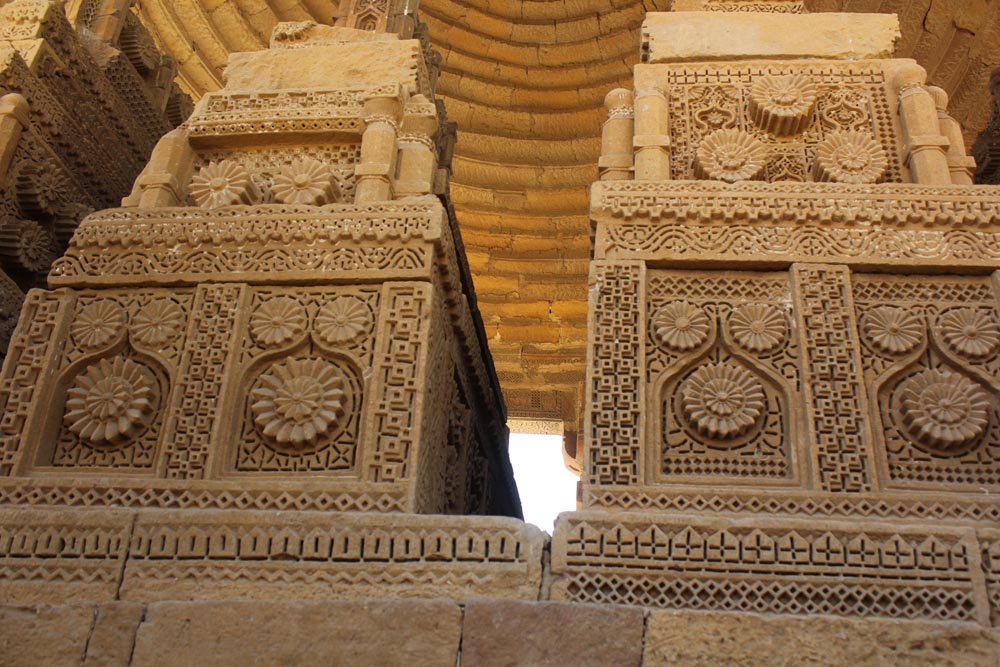 Tombs of the chieftains under the pyramid (Photo Arab News/ M.F. Sabir)