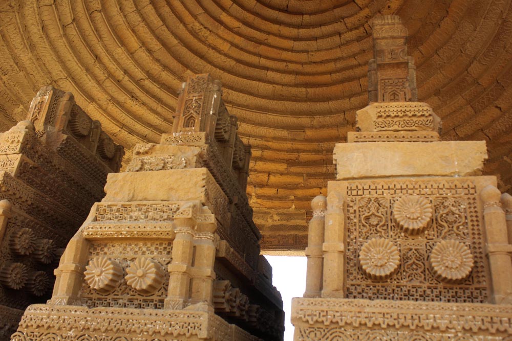 Tombs of the chieftains under the pyramid (Photo Arab News/ M.F. Sabir)