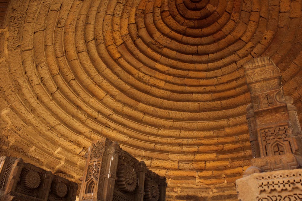 Internal view of the pyramid (Photo Arab News/ M.F. Sabir)
