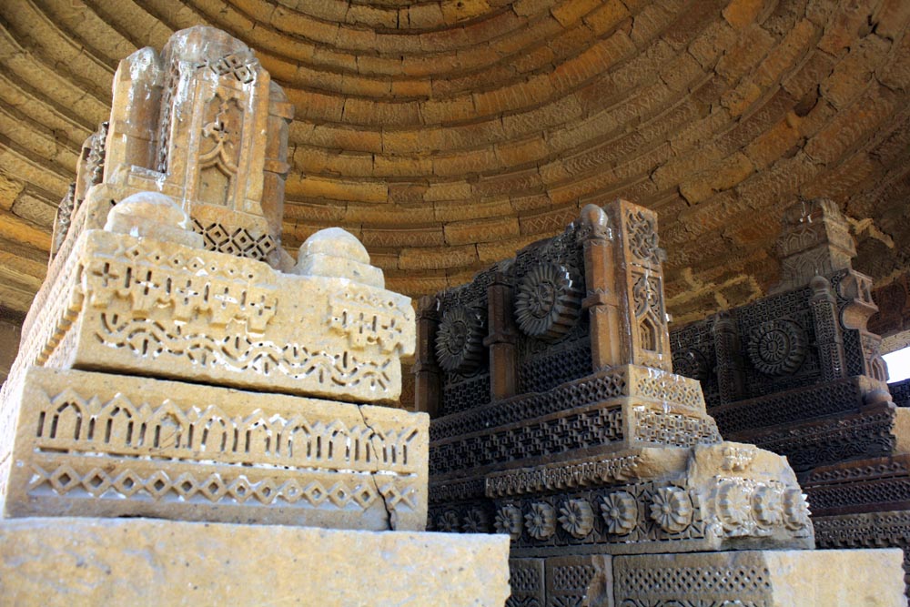 Chaukhandi tombs are situated some 29 kilometers east of Karachi (Photo Arab News/ M.F. Sabir)