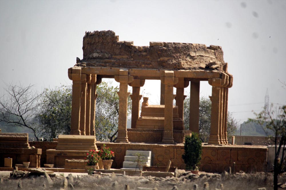 Chaukhandi tombs (Photo Arab News/ M.F. Sabir)
