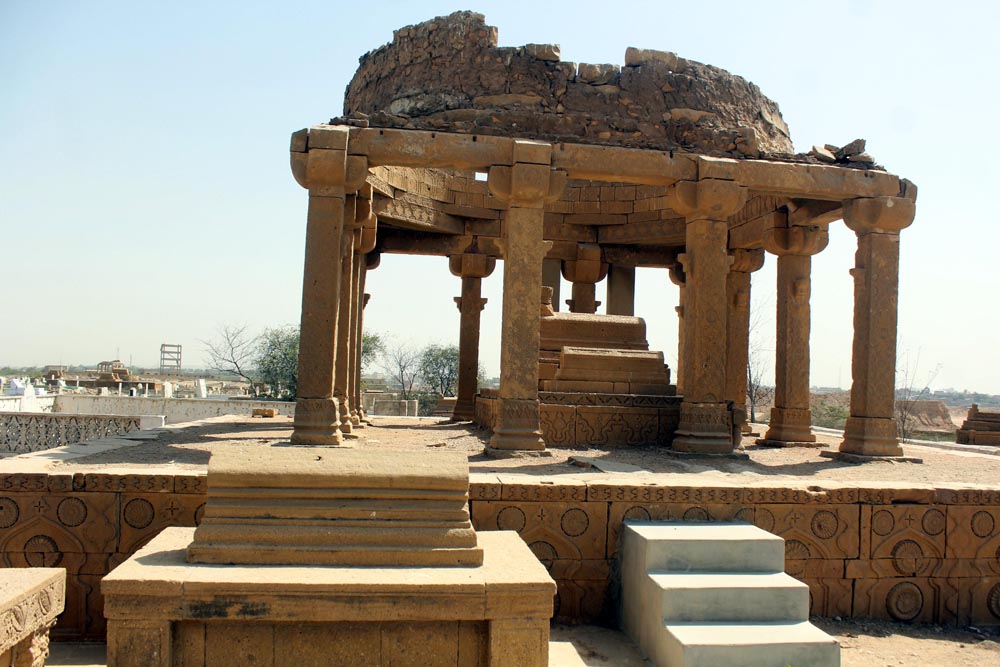 Chaukhandi tombs (Photo Arab News/ M.F. Sabir)