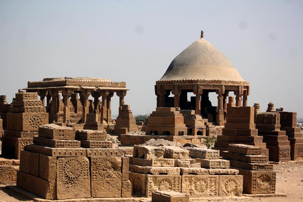 A View of the Chaukhandi graveyard (Photo Arab News/ M.F. Sabir)