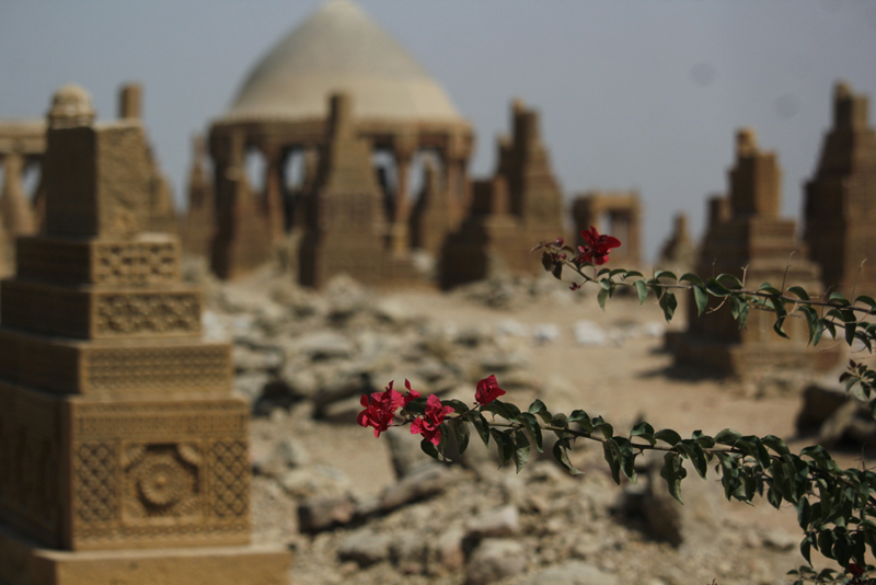 Chaukhandi tombs are situated some 29 kilometers east of Karachi (Photo Arab News/ M.F. Sabir)