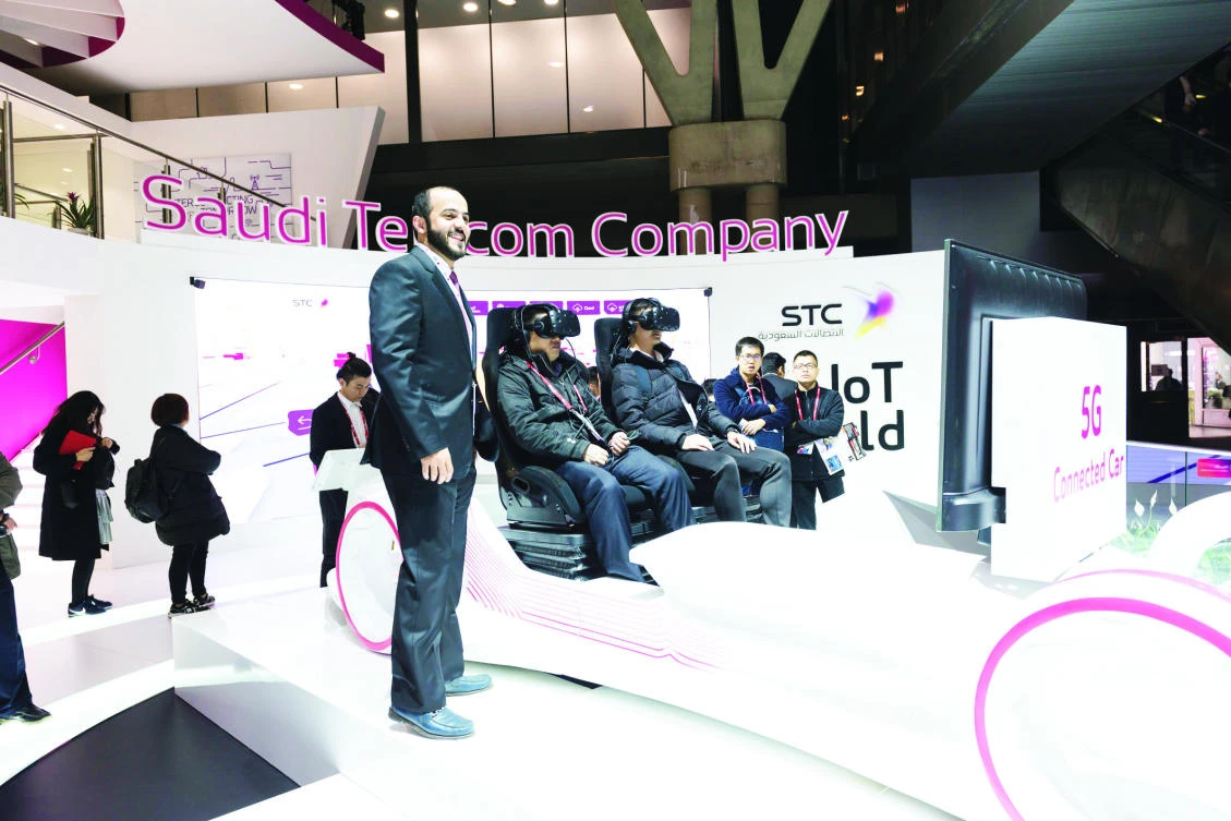 STC’s booth at the event presented several
5G solutions and services.