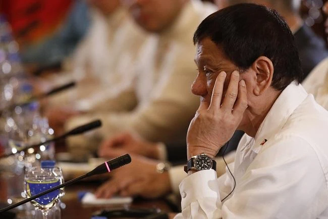 President Rodrigo Duterte has in recent years softened his predecessors’ policy of opposing Beijing’s claims in the South China Sea. (AFP)