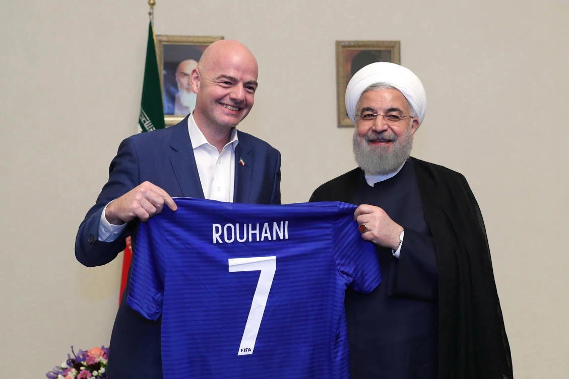 FIFA boss Giannia Infantino says women will ‘soon’ be allowed at games in Iran