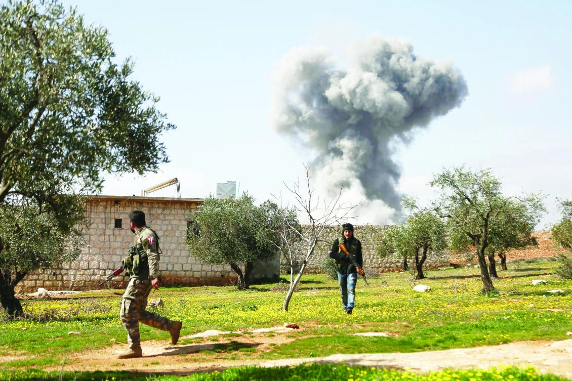 The Turkish military on Jan. 20 launched an operation to oust the Kurdish People’s Protection Units (YPG) militia from its Afrin enclave. (AFP)