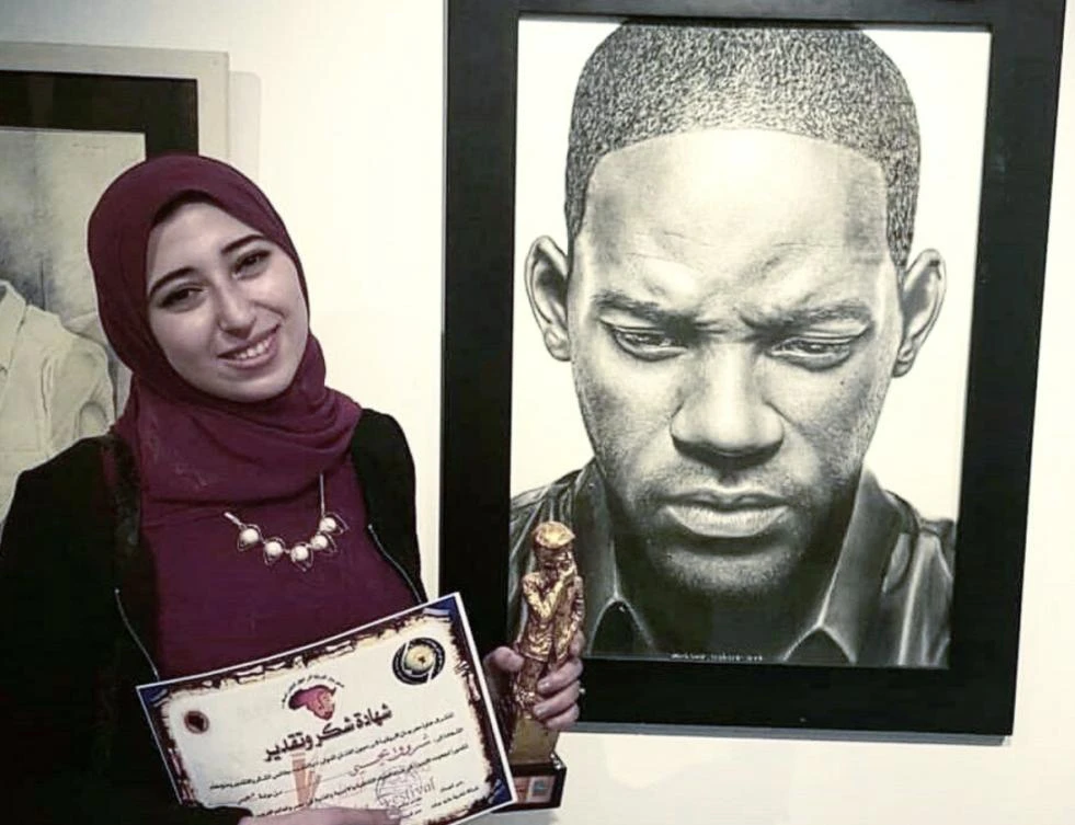 Actor Will Smith congratulates Egyptian artist for artwork depicting him