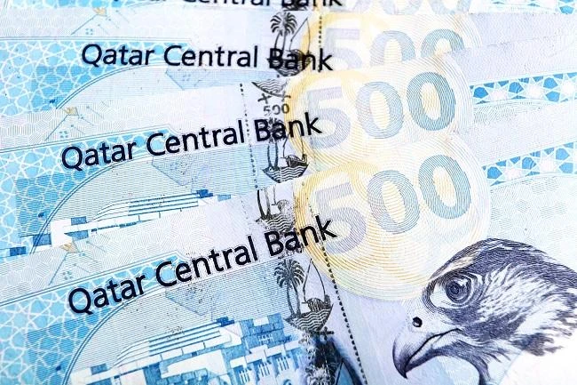 Qatari riyals. (Shutterstock)