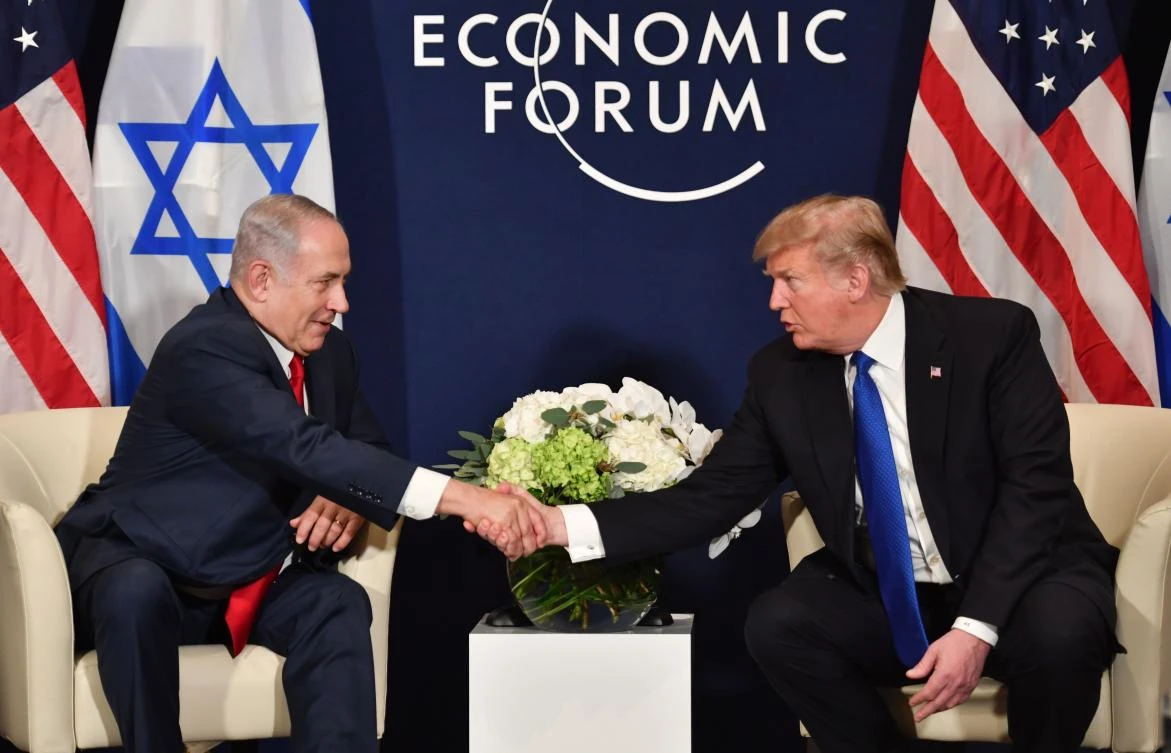 Israeli Prime Minister Benjamin Netanyahu is to meet his "true friend" Donald Trump in Washington on March 5, 2018 during a visit that will take him away from swirling accusations of personal corruption and a government crisis roiling the Israeli scene. (AFP)