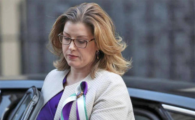 Britain's Secretary of State for International Development Penny Mordaunt arrives in Downing Street in London in this February 6, 2018 photo. (REUTERS/Hannah McKay)