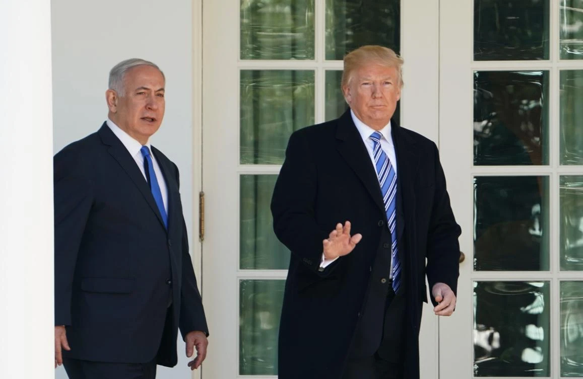 Donald Trump said he may attend the opening of a controversial new US embassy in Jerusalem, a prospect designed to underscore close ties with Benjamin Netanyahu, as he hosted the Israeli leader at the White House. (AFP)