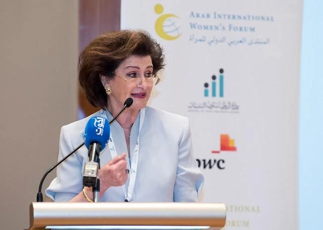 Haifa Al-Kaylani, founder and chairman of the Arab International Women’s Forum.