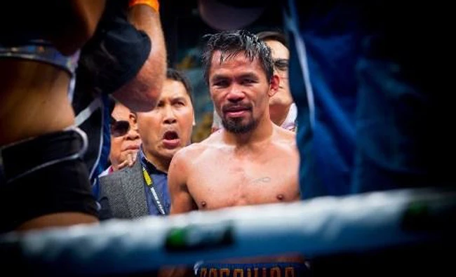 Manny Pacquiao will be aiming for the 60th win of his career. (AFP)
