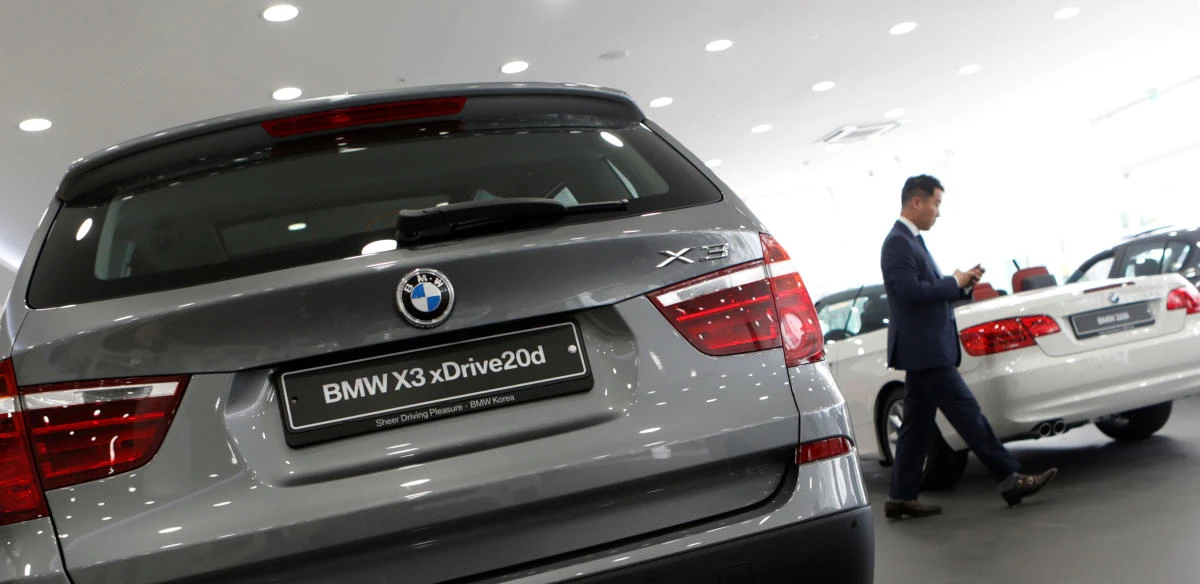 BMW saw the biggest jump with February sales nearly doubling to 6,118 vehicles, industry data showed. (Reuters)