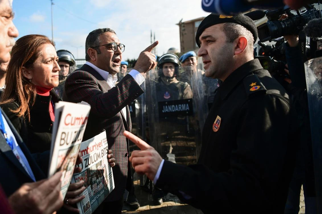 Staff at Turkey’s Cumhuriyet newspaper back on trial after almost 500 days jail