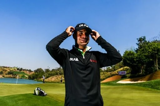Shubhankar Sharma shot an eight-under 64 at the Indian Open. (AFP)
