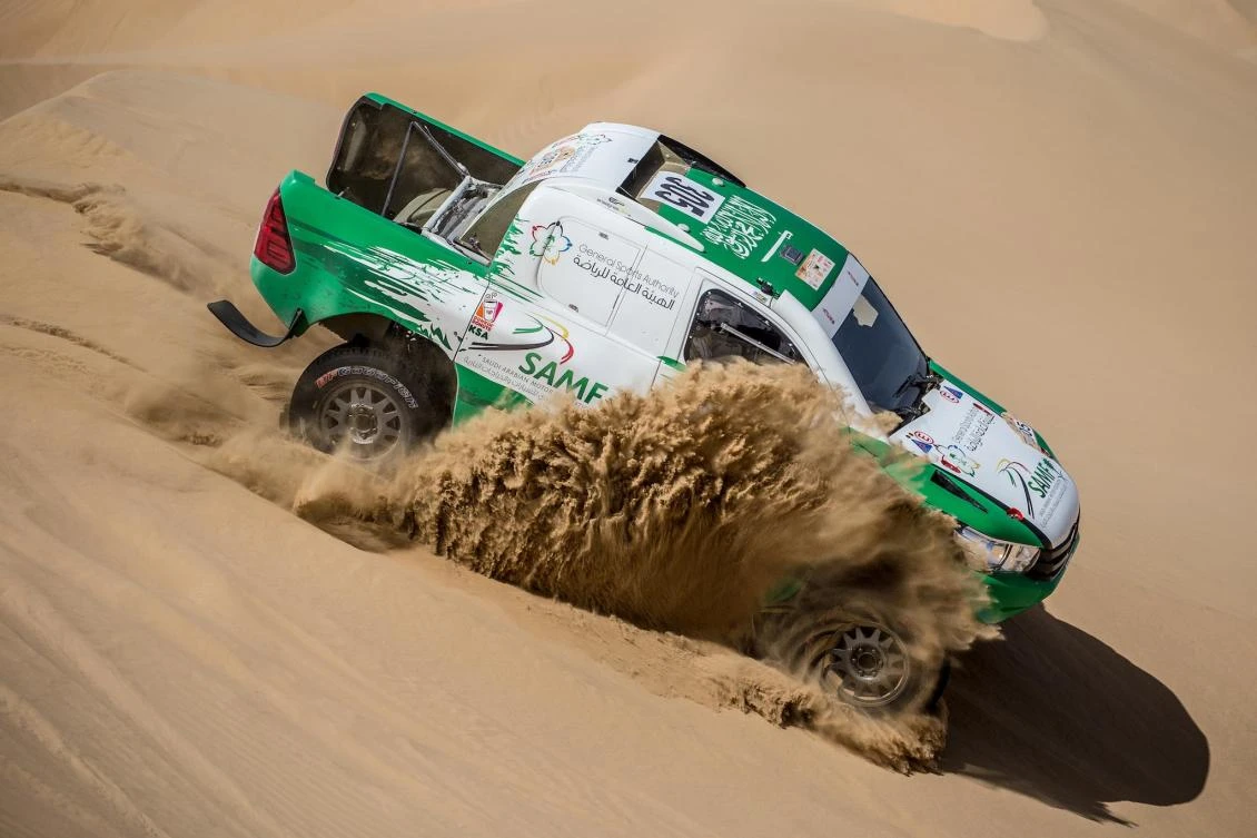 Dubai rally podium place gives Saudi Arabian driver hope for Abu Dhabi race
